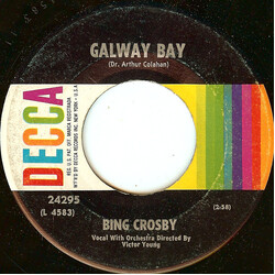 Bing Crosby Galway Bay / My Girl's An Irish Girl USED VINYL 7INCH 45 RPM REISSUE REPRESS