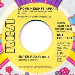 Crown Heights Affair Super Rod USED VINYL 7INCH 45 RPM PROMO MONO