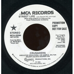 The Crusaders / B.B. King / The Royal Philharmonic Orchestra Street Life USED VINYL 7INCH 45 RPM PROMO