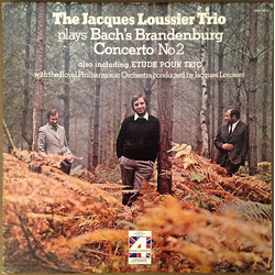 Jacques Loussier Trio / Royal Philharmonic Orchestra / Johann Sebastian Bach Brandenburg Concerto No 2 Vinyl LP USED