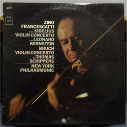 Zino Francescatti / Jean Sibelius / Leonard Bernstein / Max Bruch / Thomas Schippers / New York Philharmonic Violin Concerto / Violin Concerto Vinyl L