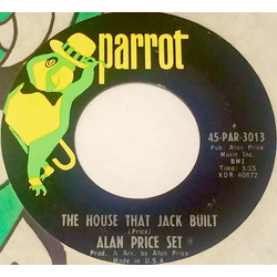 The Alan Price Set The House That Jack Built Vinyl 7" USED