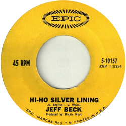 Jeff Beck Hi-Ho Silver Lining Vinyl 7" USED