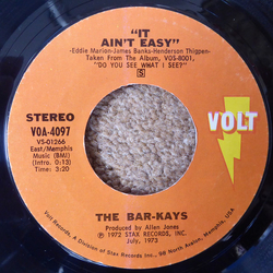 Bar-Kays It Ain't Easy / God Is Watching Vinyl 7" USED