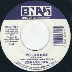 John Anderson (3) I've Got It Made Vinyl 7" USED