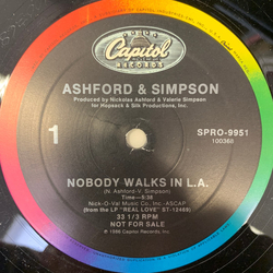 Ashford & Simpson Nobody Walks In L.A. Vinyl 12" USED