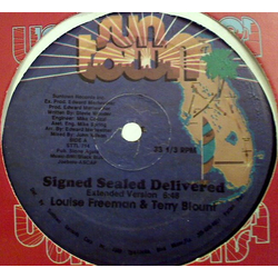 Louise Freeman (3) / Terry Blount Signed Sealed Delivered Vinyl 12" USED