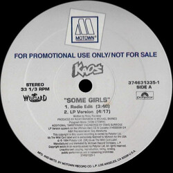 Ultimate Kaos Some Girls USED VINYL 12INCH PROMO