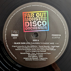 Far Out Monster Disco Orchestra Black Sun (Joe Claussell Remixes) Vinyl 12" USED