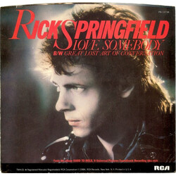 Rick Springfield Love Somebody USED VINYL 7INCH 45 RPM