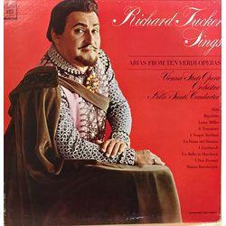 Richard Tucker (2) Richard Tucker Sings Arias From Ten Verdi Operas Vinyl LP USED