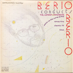 Luciano Berio Berio Conducts Berio Vinyl LP USED