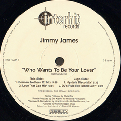 Jimmy James Who Wants To Be Your Lover Vinyl 12" USED
