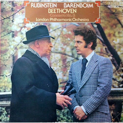 Arthur Rubinstein / Daniel Barenboim / The London Philharmonic Orchestra / Ludwig van Beethoven Concerto No. 3 Vinyl LP USED