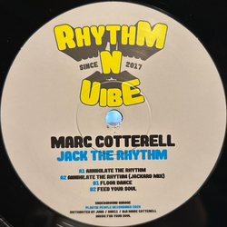 Marc Cotterell Jack The Rhythm Vinyl 12" USED