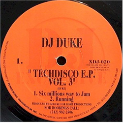 DJ Duke Techdisco E.P. Vol. 3 Vinyl 12" USED
