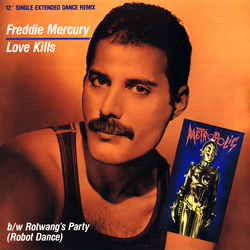 Freddie Mercury Love Kills Vinyl 12" USED