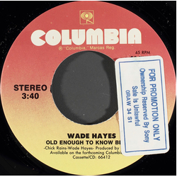 Wade Hayes Old Enough To Know Better Vinyl 7" USED
