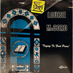 Louise McCord Trying To Find Peace Vinyl LP USED