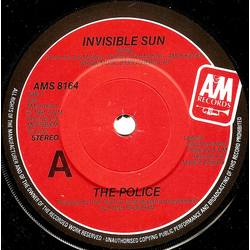 The Police Invisible Sun Vinyl 7" USED