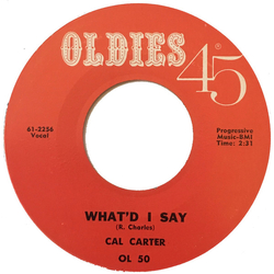 Eddie Cooley / Calvin Carter Priscilla / What'd I Say Vinyl 7" USED
