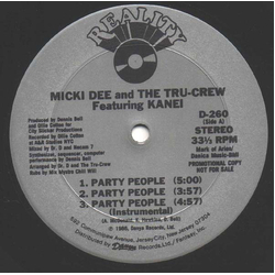 Micki Dee / The Tru-Crew / Kanei Party People / Incredible Vinyl 12" USED