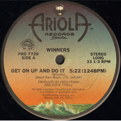 The Winners Get On Up And Do It Vinyl 12" USED