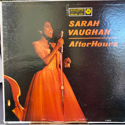 Sarah Vaughan After Hours Vinyl LP USED