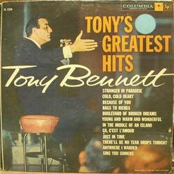 Tony Bennett Tony's Greatest Hits Vinyl LP USED