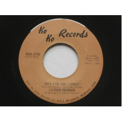 Luther Ingram Pity For The Lonely Vinyl 7" USED