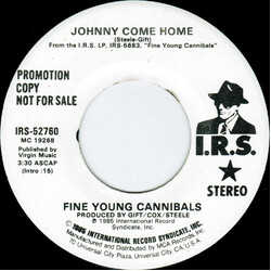 Fine Young Cannibals Johnny Come Home USED VINYL 7INCH 45 RPM PROMO STEREO