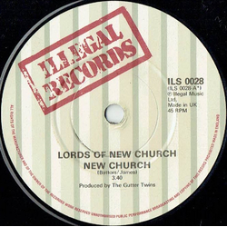 Lords Of The New Church New Church Vinyl 7" USED