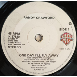 Randy Crawford One Day I'll Fly Away / Blue Flame Vinyl 7" USED