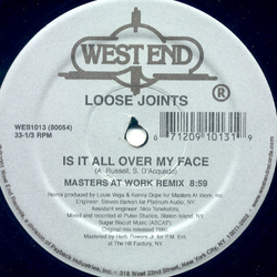 Loose Joints / Masters At Work Is It All Over My Face (MAW Remixes) / All Night (I Can Do It Right) Vinyl 12" USED