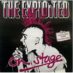 The Exploited On Stage Vinyl LP USED