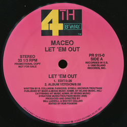 Maceo Parker Let 'Em Out Vinyl 12" USED