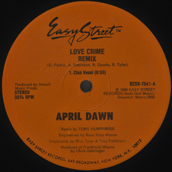 April Dawn Love Crime (Remix) Vinyl 12" USED