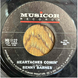Benny Barnes Heartaches Comin' / Have We Really Tried Vinyl 7" USED