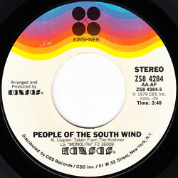 Kansas (2) People Of The South Wind Vinyl 7" USED