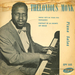 Thelonious Monk Piano Solos Vinyl 7" USED