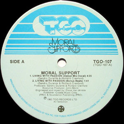 Moral Support Living With Passion Vinyl 12" USED