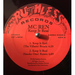 MC Ren Keep It Real Vinyl 12" USED