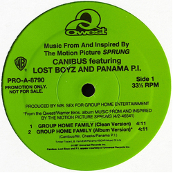 Canibus Group Home Family Vinyl 12" USED