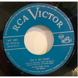 Frankie Carle Peg O’ My Heart Vinyl 7" USED