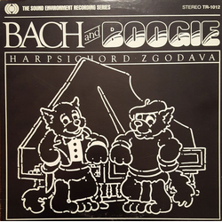 Richard Zgodava Bach And Boogie - Harpsichord Vinyl LP USED