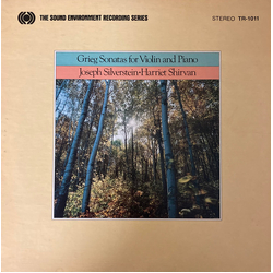 Edvard Grieg / Joseph Silverstein / Harriet Shirvan Sonatas for Violin and Piano Vinyl LP USED