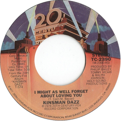 Kinsman Dazz I Might As Well Forget About Loving You Vinyl 7" USED