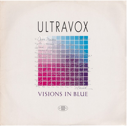 Ultravox Visions In Blue Vinyl 12" USED