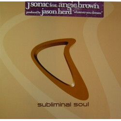J Sonic / Angie Brown Whatever You Dream USED VINYL 12INCH