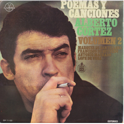 Alberto Cortez Poemas Y Canciones Vol. 2 Vinyl LP USED